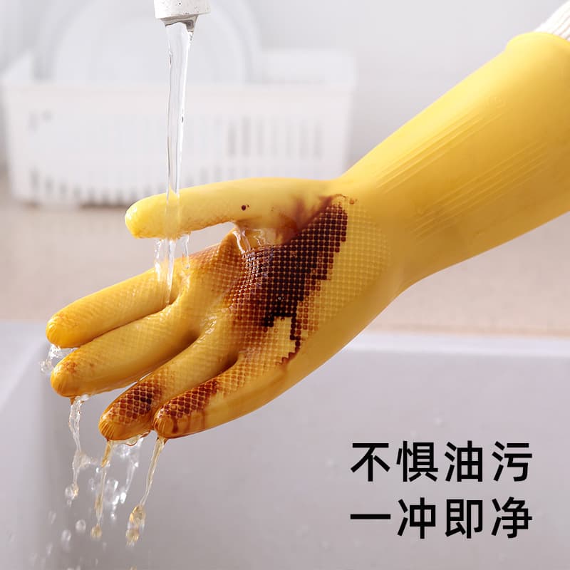 (Wholesale), gloves PVC for home use, hygienic case bag, increased thickness 2