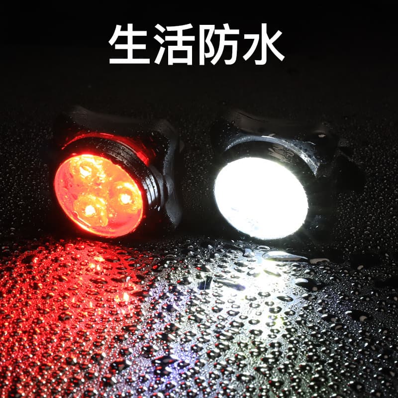 Mountain bike, indicator lamp, front headlights, LED emergency light for cycling, accessories 3