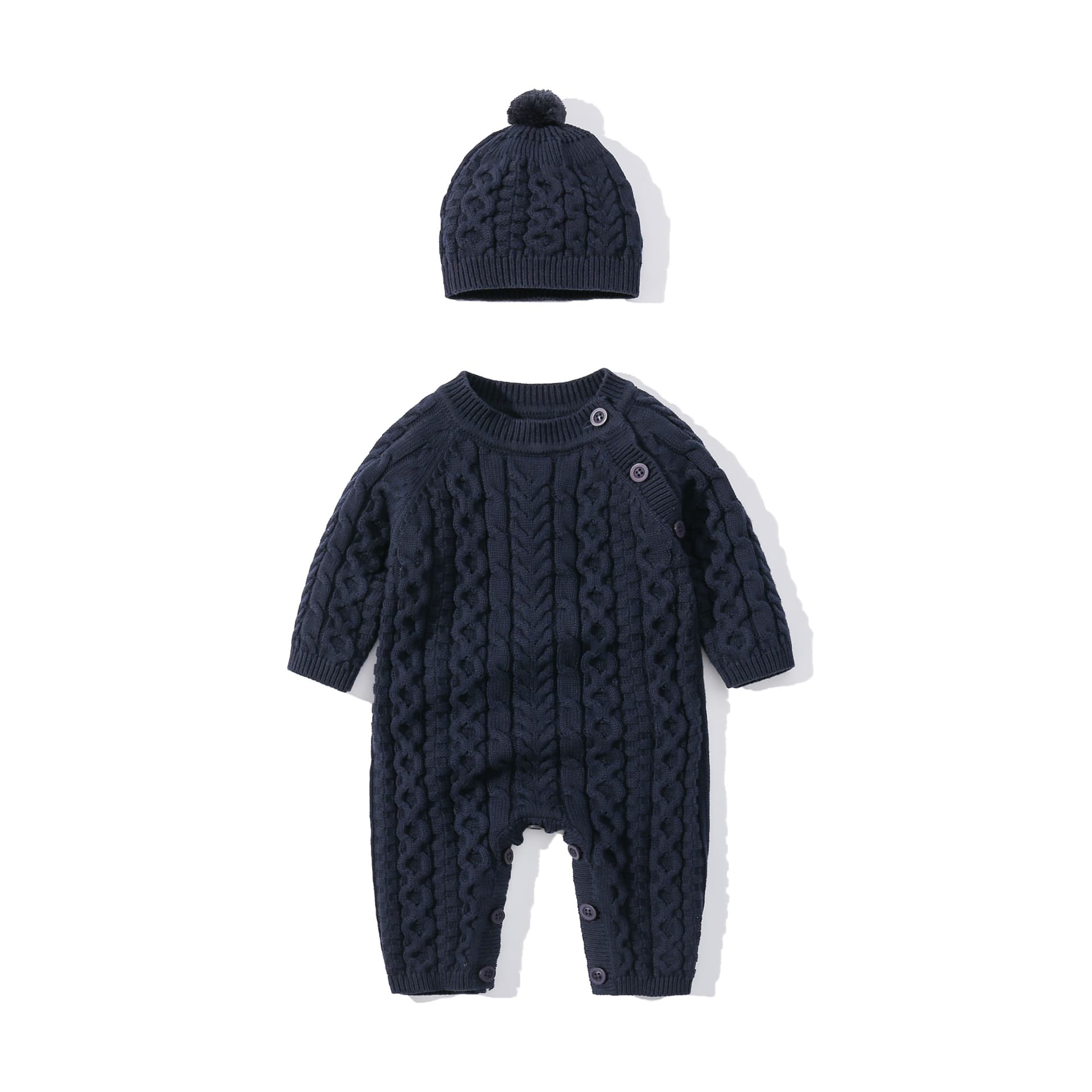 Children's woolen demi-season thermal underwear, knitted overall for baby, bodysuit, European style, western style 3