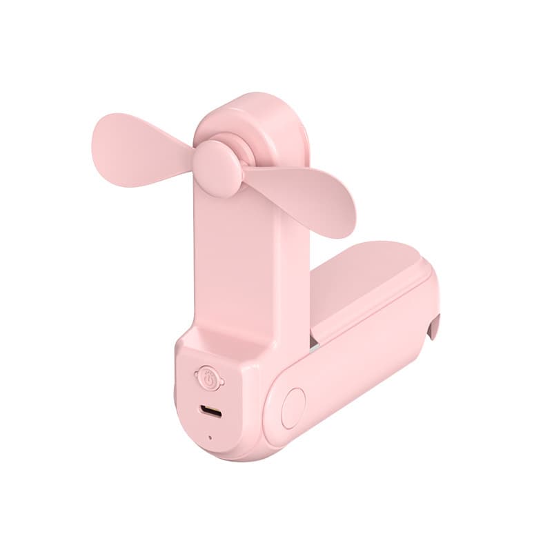 Small travel handheld folding air fan 5