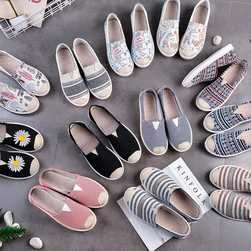 (Wholesale), low casual footwear, Beijing cloth slippers, cloth white sneakers for students, comfortable for older women, soft sole