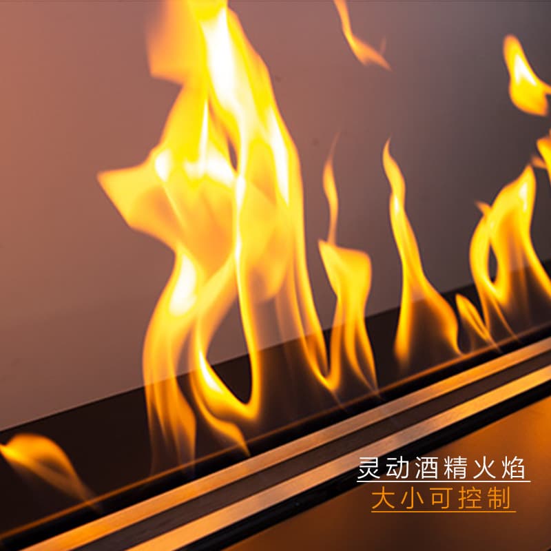 Flame heater home heater fireplace core villa living room decoration retro B&B wholesale smart heating 2