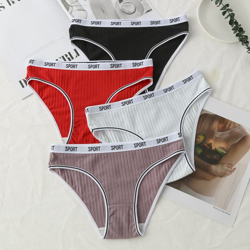 (Wholesale), underwear, Japanese cotton sports trousers, solid color sexy breathable pants 1