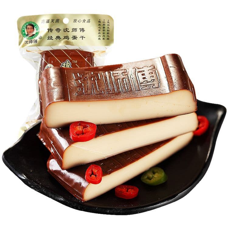 [Source Factory] Master Shen’s Dried Eggs 100g Snacks Dried Beans, Dried Eggs Snacks Spicy Sticks Small Pack 2