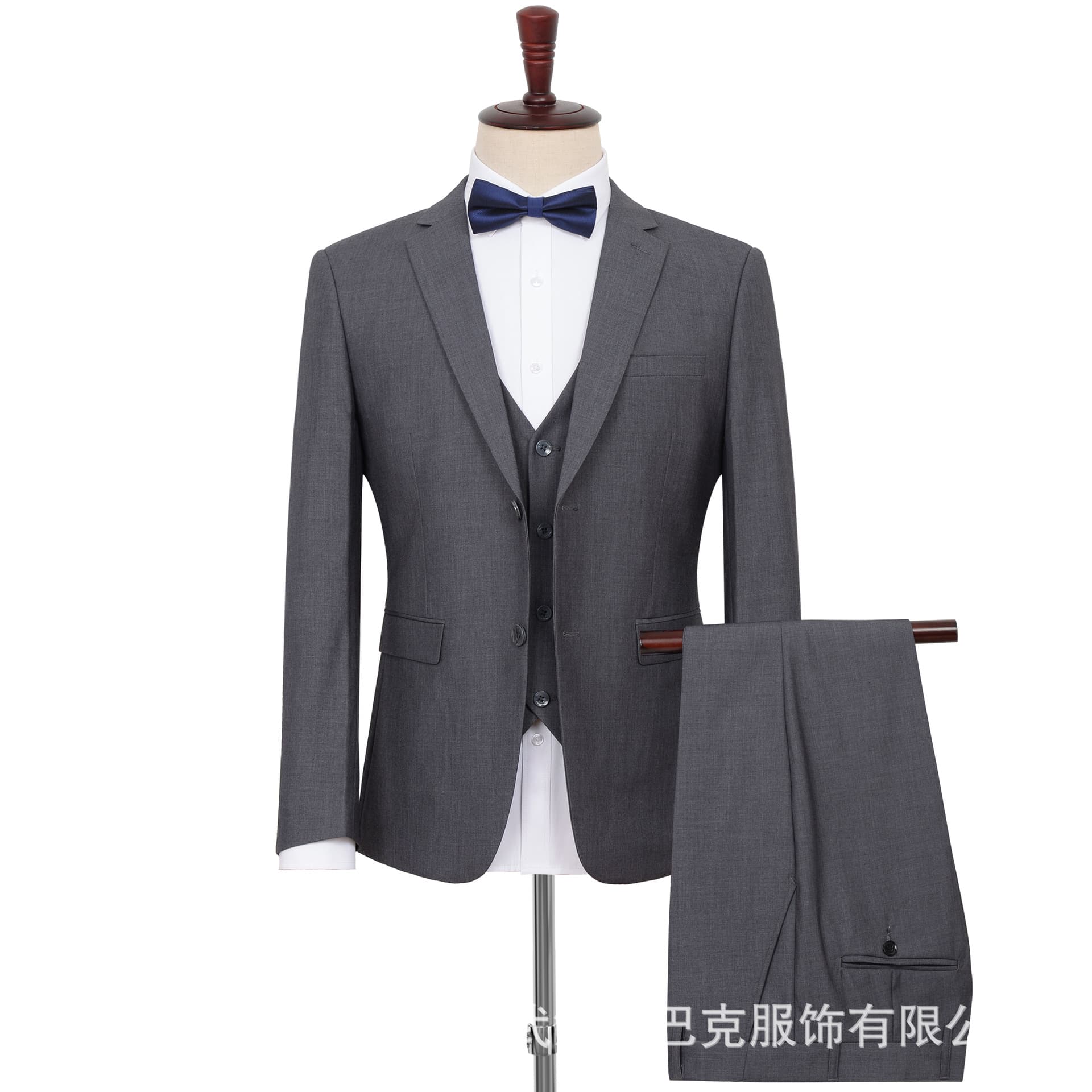 Men's big set, classic suit jacket, wedding dress, plus size 3