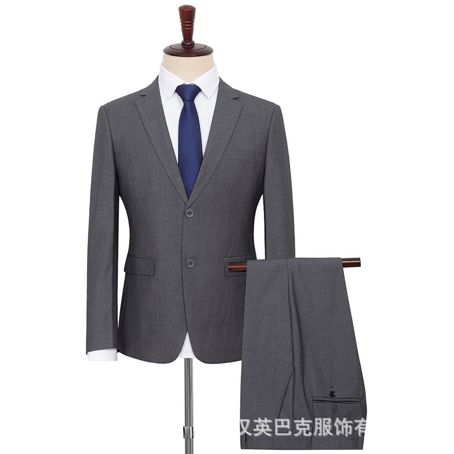 Men's big set, classic suit jacket, wedding dress, plus size 4