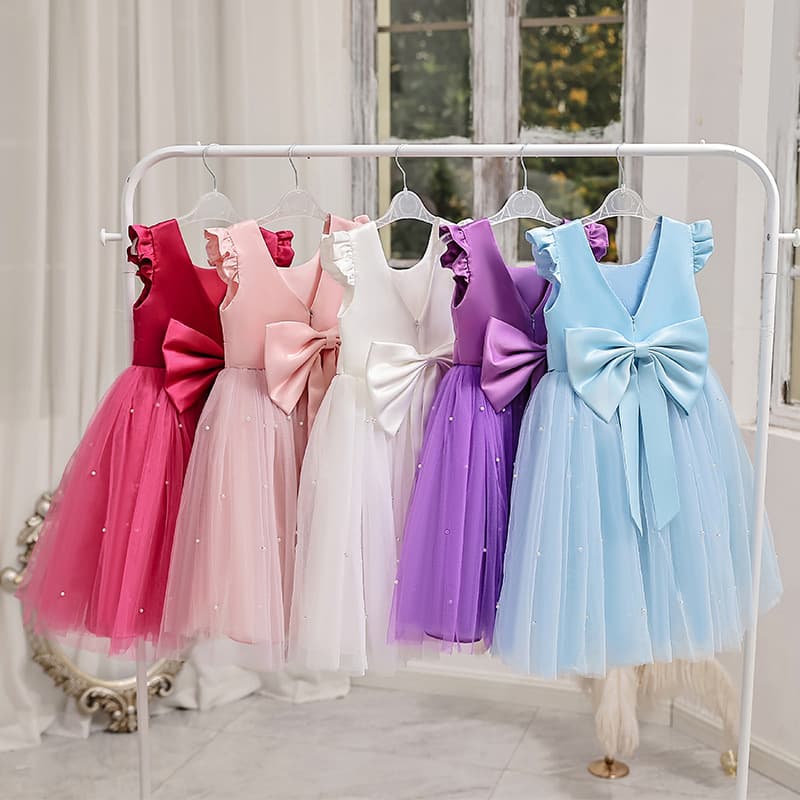 Small princess costume, skirt, children's dress, piano performance costume 3