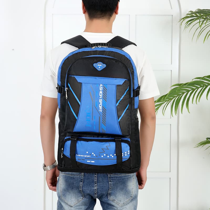 Big capacious wear-resistant sports backpack, luggage travel bag for men and women 5