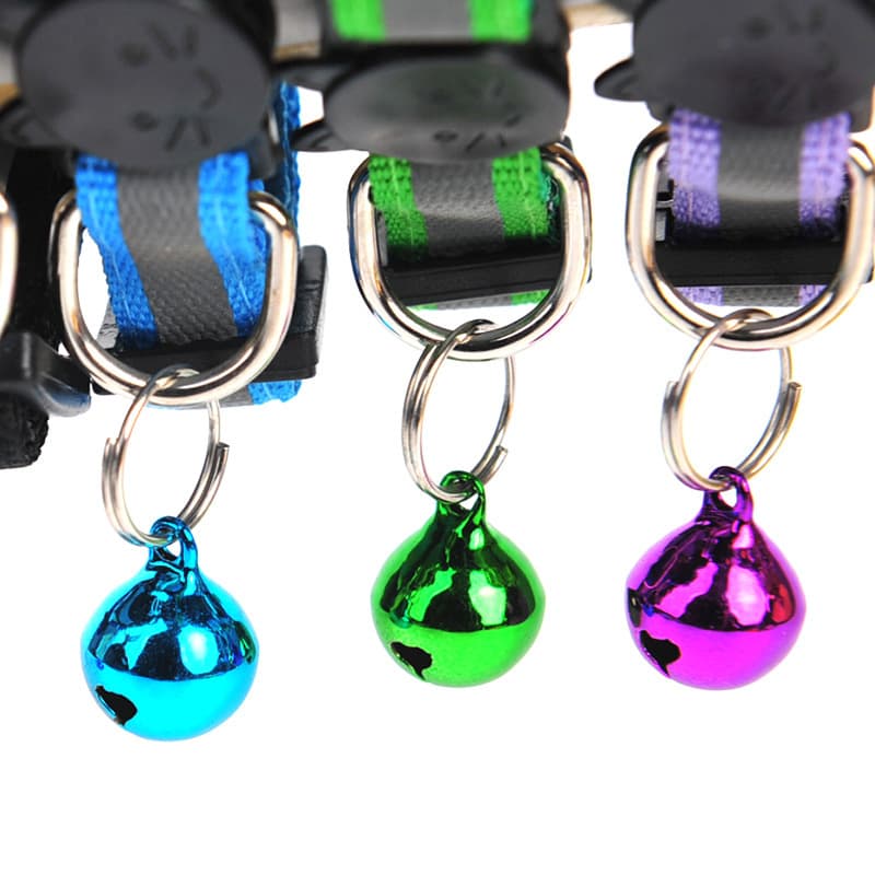 (Cross-border trading), cartoon choker, retroreflective small bell, pet, cat 4
