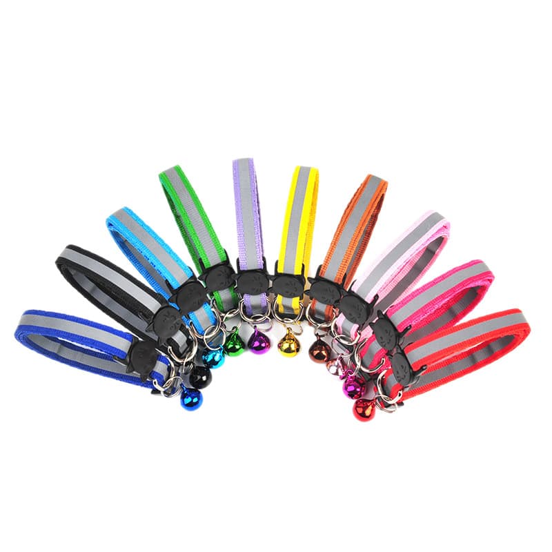 (Cross-border trading), cartoon choker, retroreflective small bell, pet, cat 5