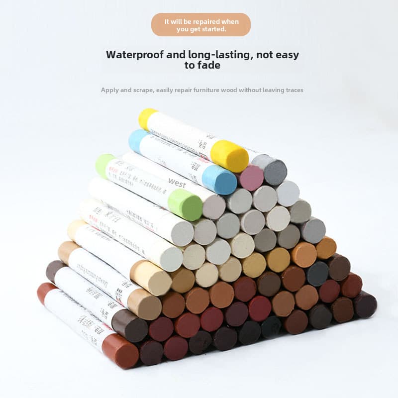 Furniture repair color replenish lacquer Crayon floor furniture replenishment eye scratches scratching furniture repair cream 2