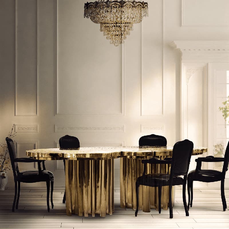 BOCA Stainless Steel Modern Dining Table - Contemporary Design 2