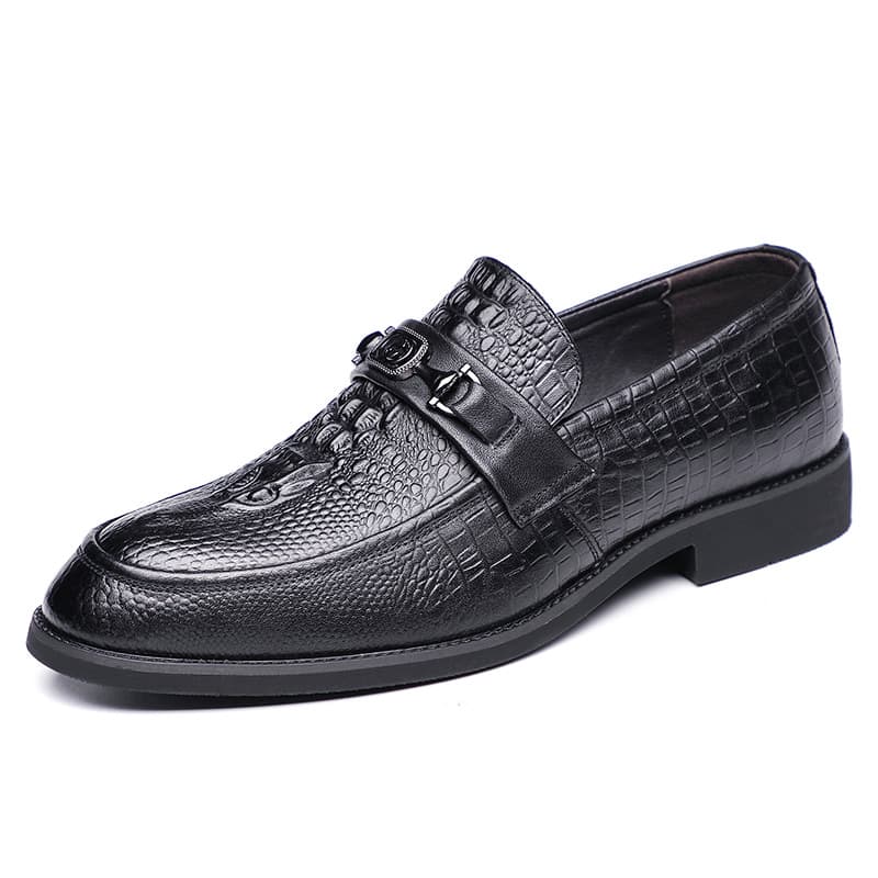 Leather shoes, classic suit jacket pointed-toe English style, cowhide, British style, genuine leather 5