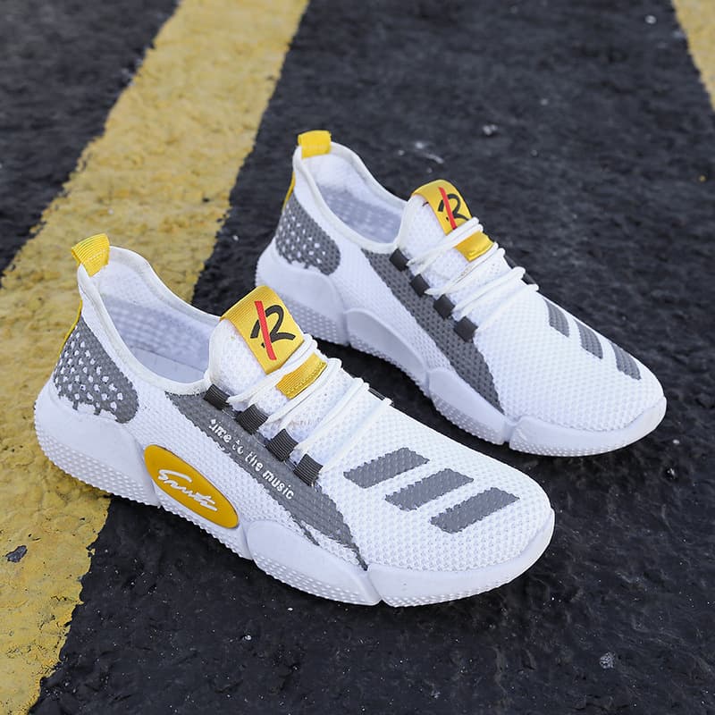 Travel canvas coconut trendy shoes Feiwei men's running shoes 2026 summer casual sports shoes men's sneakers 3