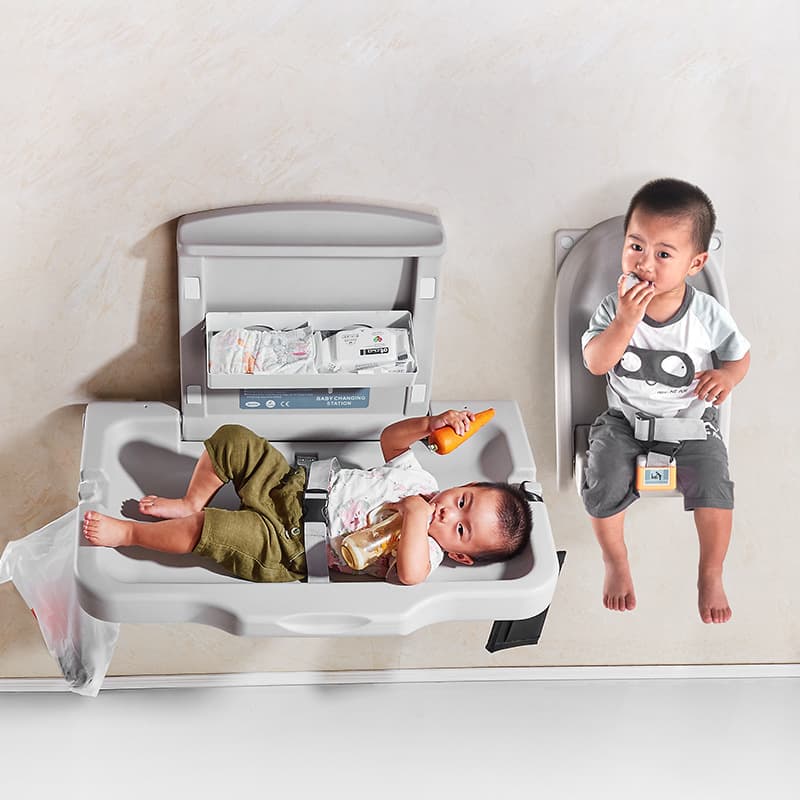 Children's foldable universal diaper table for mother and baby 2
