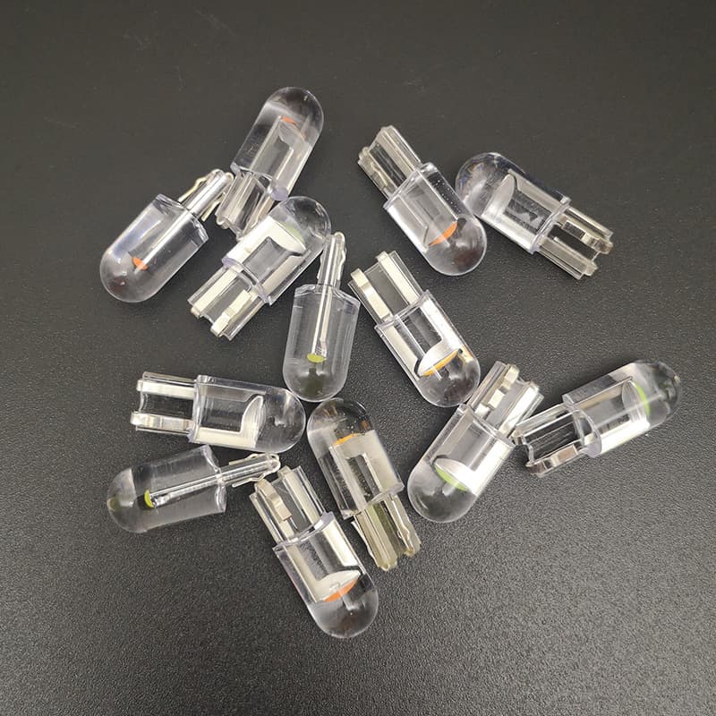 T10 width indicator light 12v license plate light cob high brightness w5w integrated reading light motorcycle car tail light bulb modified led 4