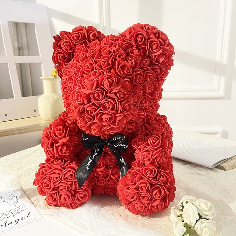 Preserved flower unicorn PE foam rose bear cross New Year Valentine's Day girlfriend best friend graduates day gift 6