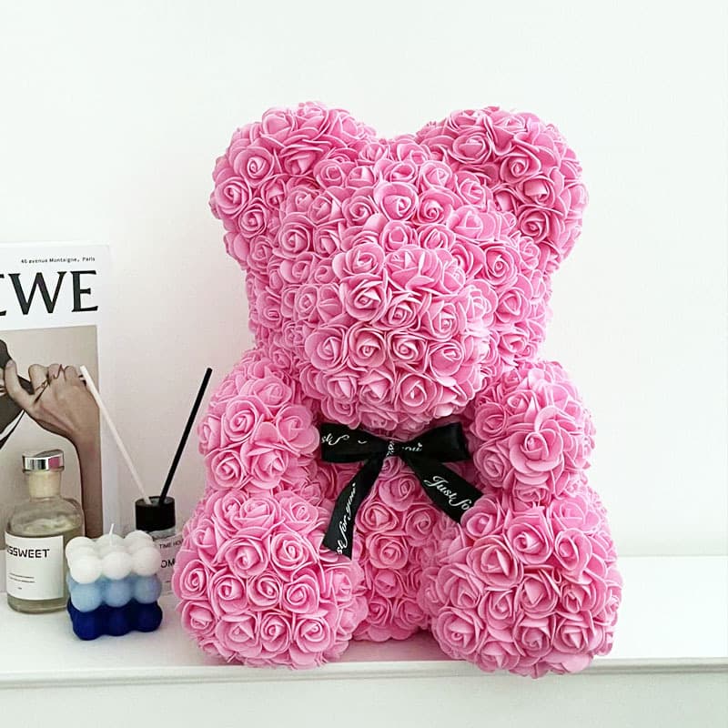 Preserved flower unicorn PE foam rose bear cross New Year Valentine's Day girlfriend best friend graduates day gift 7