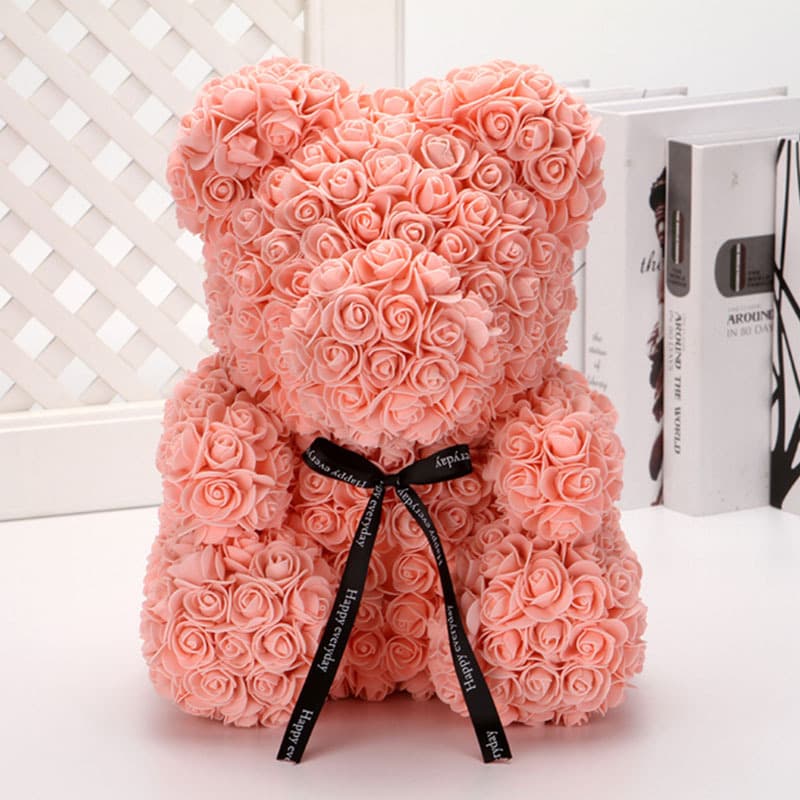 Preserved flower unicorn PE foam rose bear cross New Year Valentine's Day girlfriend best friend graduates day gift 10