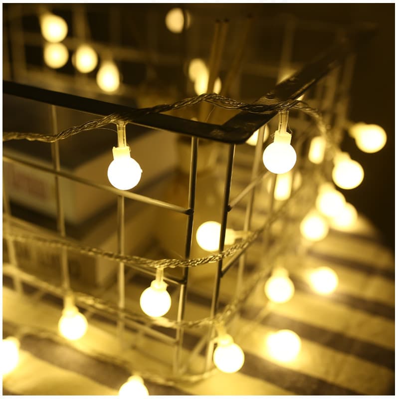 LED small colorful lights, flashing string lights, stars in the sky, colorful color-changing decorative lights, room bedroom layout, outdoor indoor 2