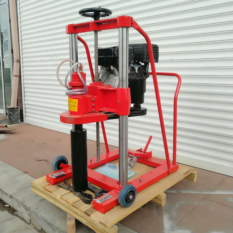 Geological exploration 13 horsepower wire removal machine fence installation and punching drilling drilling machine asphalt pavement cement road drilling machine 4