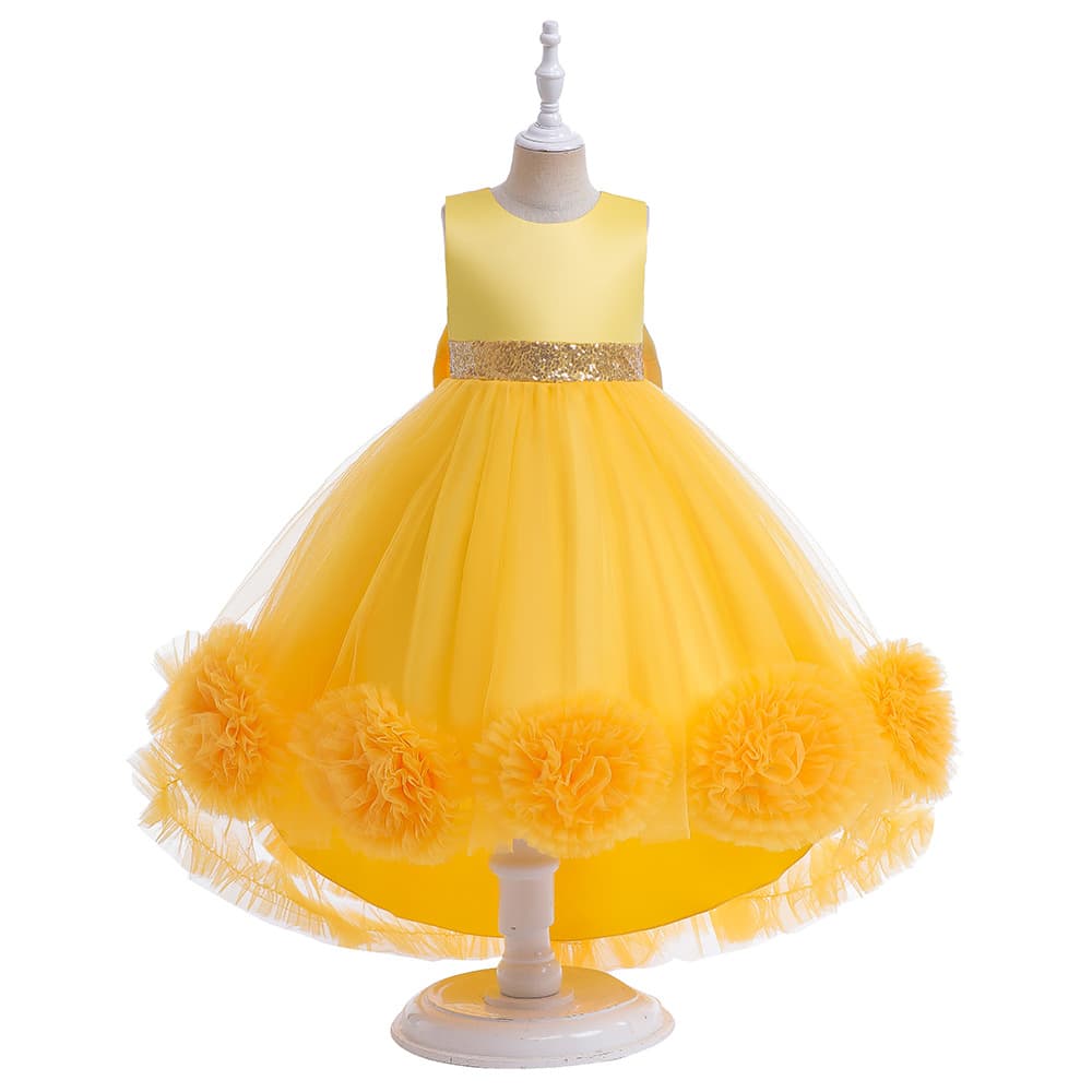 (Wholesale), small princess costume, wedding dress, evening dress, tulle 4