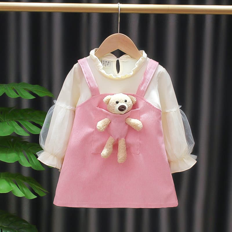 Children's autumn small princess costume, dress, western style, children's clothing 2