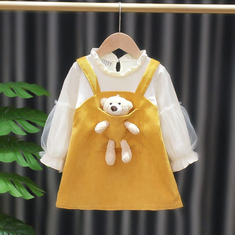 Children's autumn small princess costume, dress, western style, children's clothing 4