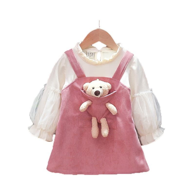 Children's autumn small princess costume, dress, western style, children's clothing 5