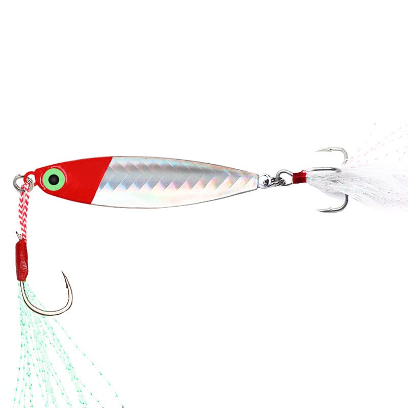 Long-Distance Lure Metal Plate Fishing Bait - Topwater Lure for Bass and Pike 5