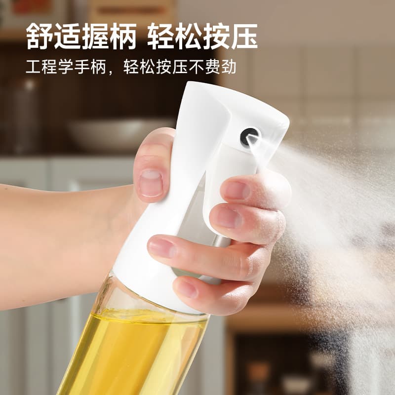 Spray bottle glass household kitchen air fryer spray bottle spray atomized cooking oil thickened spray bottle oil tank 4
