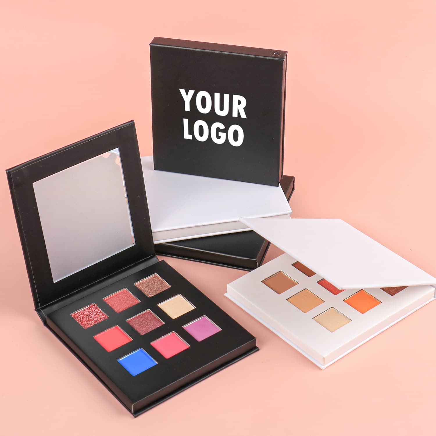 (Cross-border trading), multicoloured eyeshadow palette, 9 colors, with your logo imprint, no smudge 2