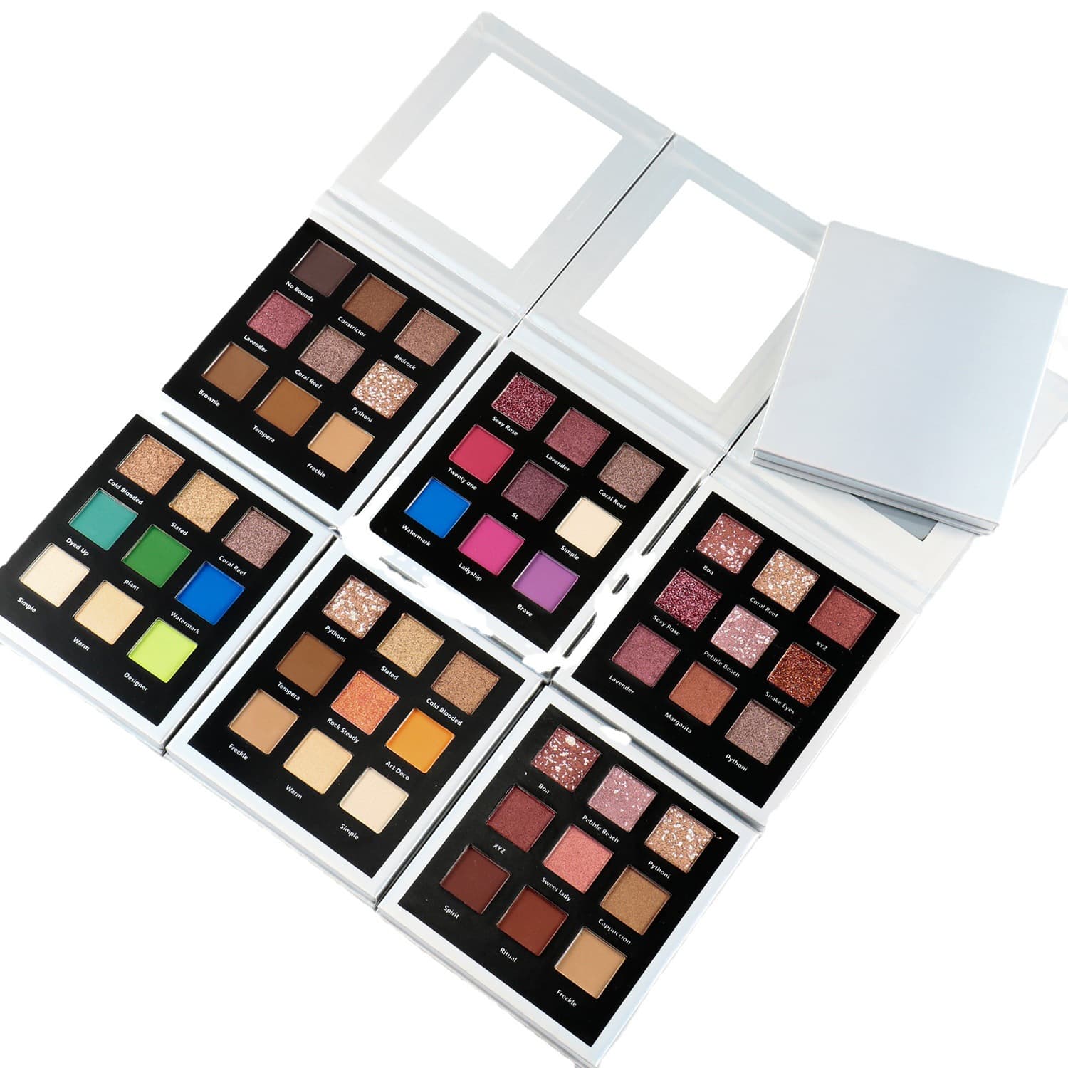 (Cross-border trading), multicoloured eyeshadow palette, 9 colors, with your logo imprint, no smudge 5