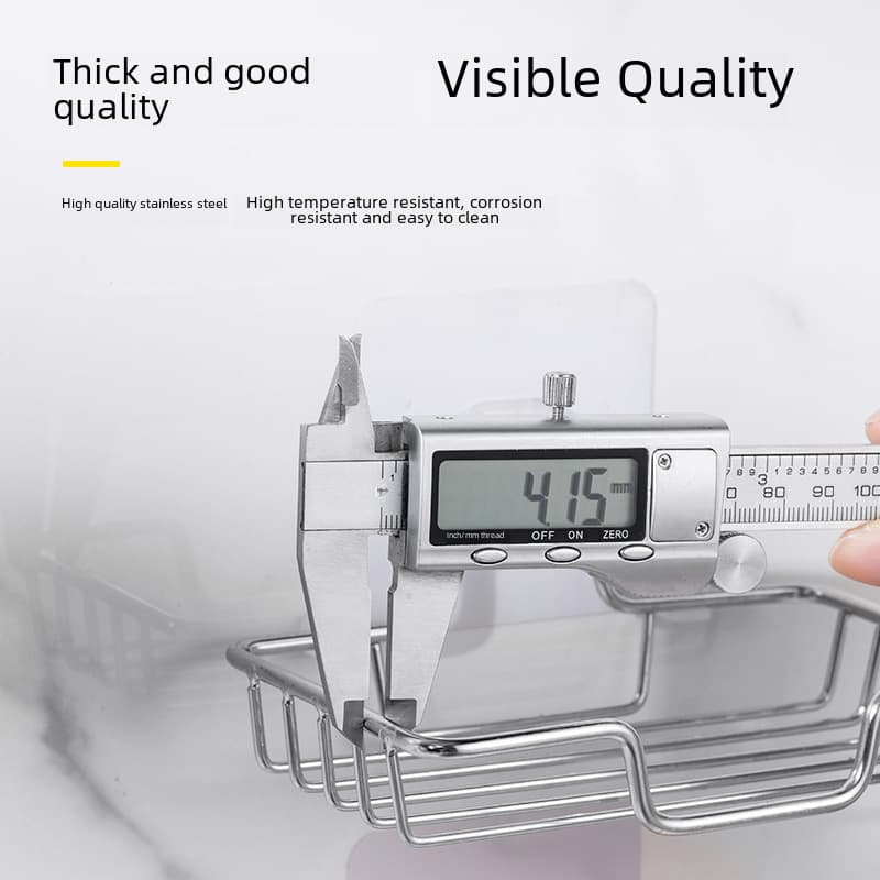 Soap holder stainless steel, wall drying rack 3