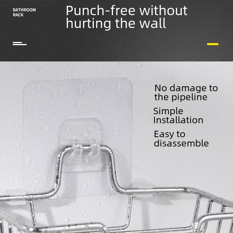 Soap holder stainless steel, wall drying rack 4
