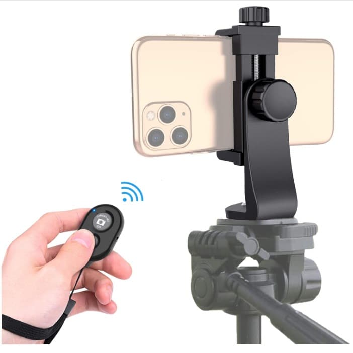 Mobile phone, rotating tripod, wireless remote control, bluetooth 1