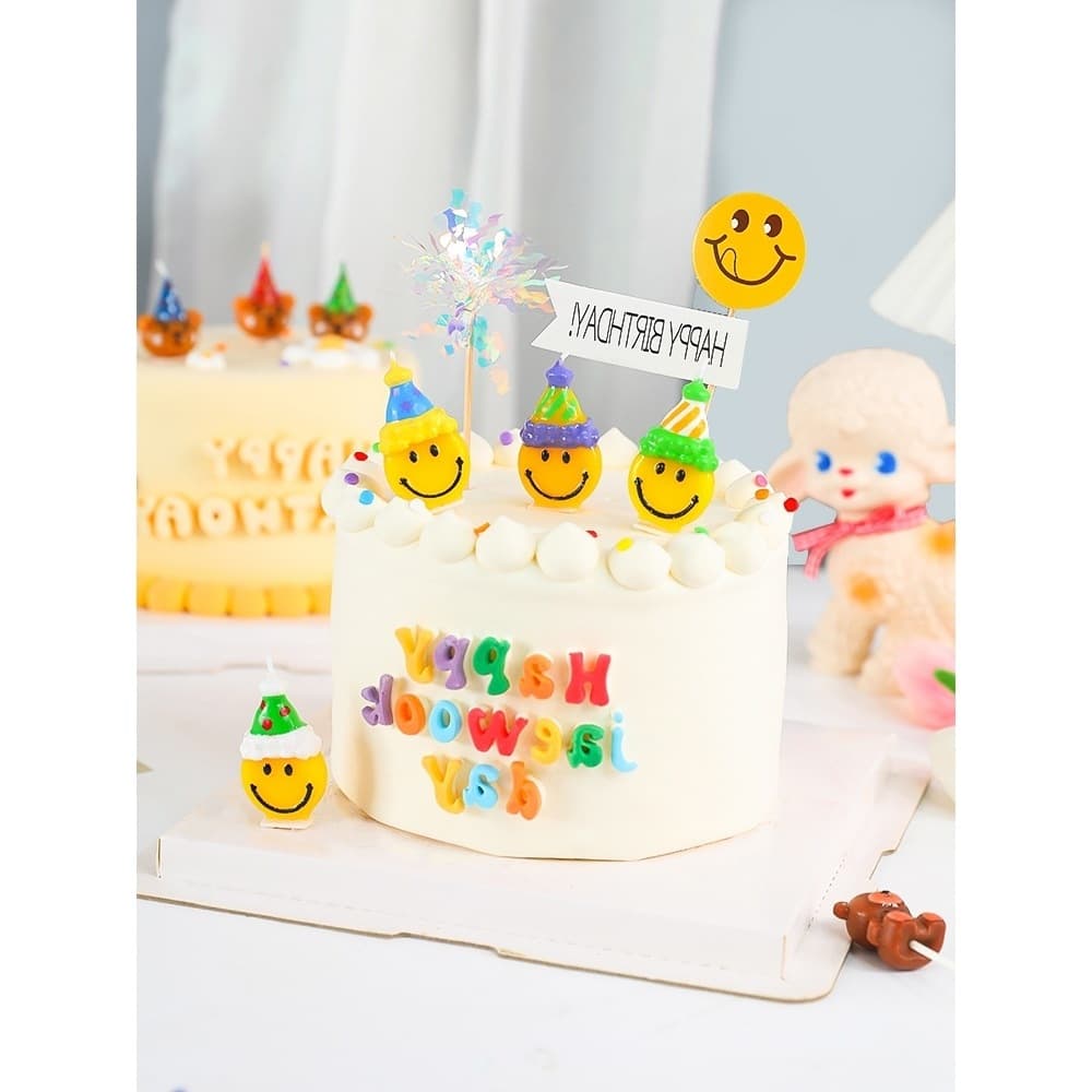 Brand cute hat, candle, festive balloon, South Korea, with little bears, dress up 4