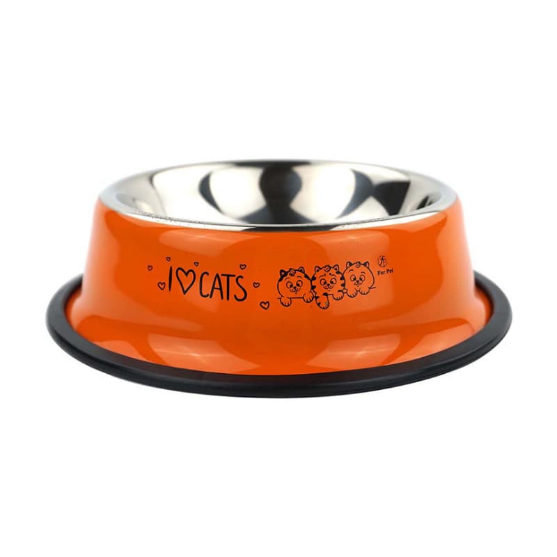 Amazon pet supplies stainless steel dog bowl cat bowl dog bowl stainless steel pet bowl cat food basin dog food basin 4