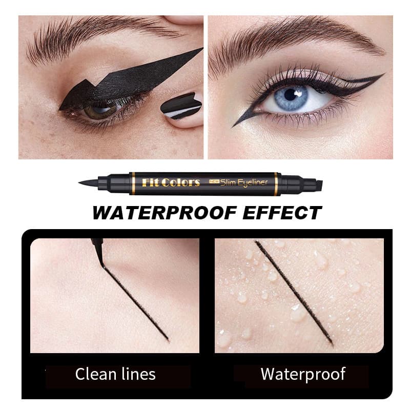(Cross-border trading), seal, eye pencil, triangular double-sided liner, no smudge 2