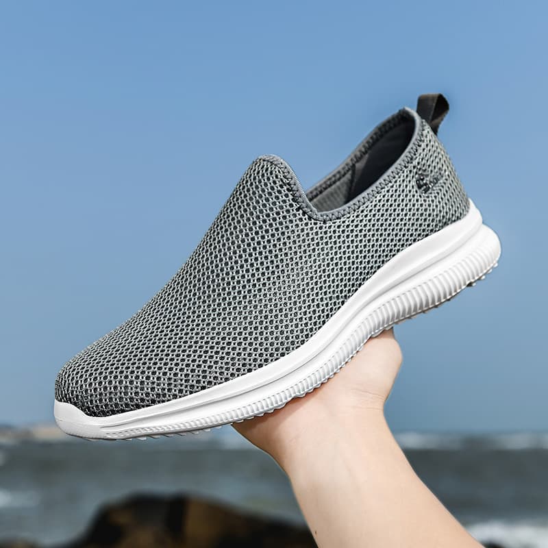 Mesh espadrilles, running sneakers, breathable shoes made of mesh, plus size, made with flyknit technology 2