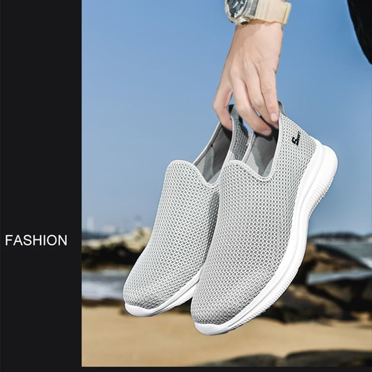 Mesh espadrilles, running sneakers, breathable shoes made of mesh, plus size, made with flyknit technology 3