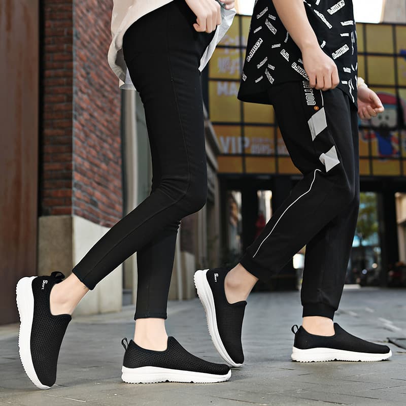 Mesh espadrilles, running sneakers, breathable shoes made of mesh, plus size, made with flyknit technology 4