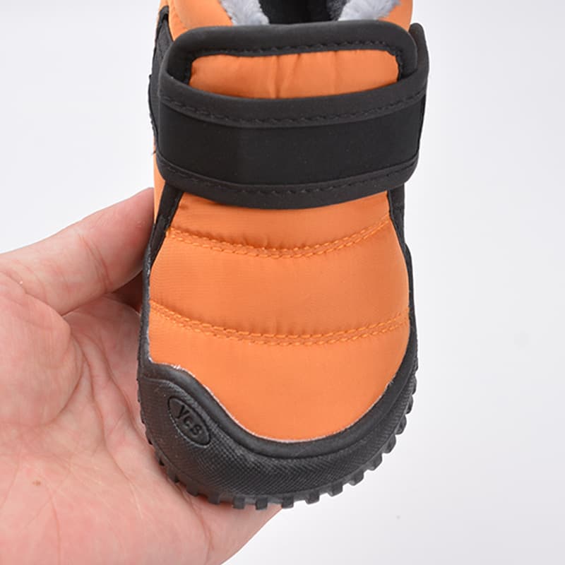 Keep warm children's demi-season sports insulated low boots with velcro for boys for leisure, soft sole 3