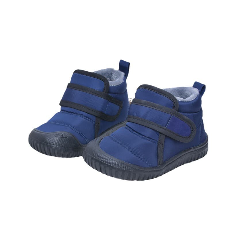 Keep warm children's demi-season sports insulated low boots with velcro for boys for leisure, soft sole 5