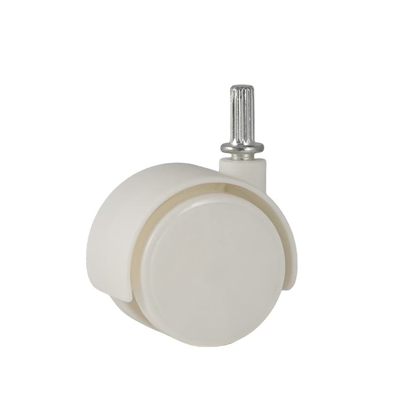 Universal nylon plastic polyurethane white furniture, swivel wheels, 1 inch, 1.5 inch 5