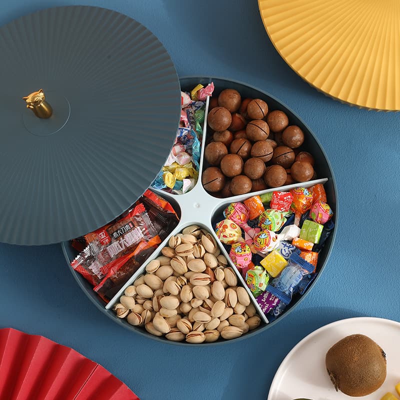 Light luxury candy dried fruit disk separation of platter fruit plate Modern snack plates house creative snack plates 1