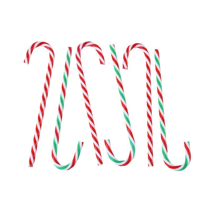 Cross -border wholesale new Christmas tree decoration acrylic crutches Christmas decoration Christmas gift home decoration 5