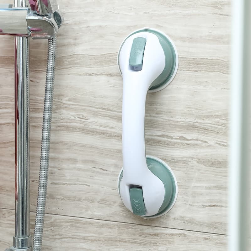Wholesale tv bathroom handrail and bathroom suction cup is free of punching. 3