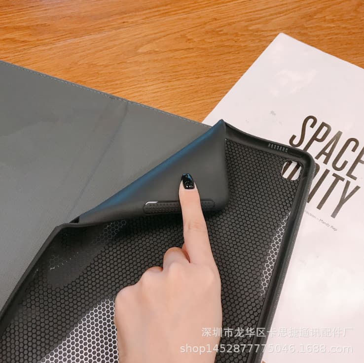 Suitable for matepadmax13.2 Xiaomi tablet 8 oppopad5 tablet protective cover cartoon leather case 4