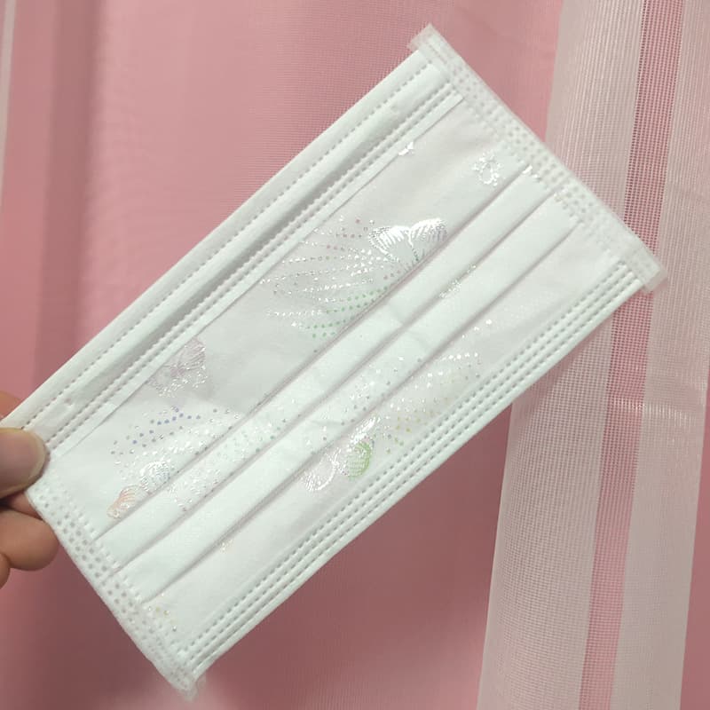 Disposable mask logo printing pattern text company publicity activity hot printing printing and positioning printing manufacturers 4